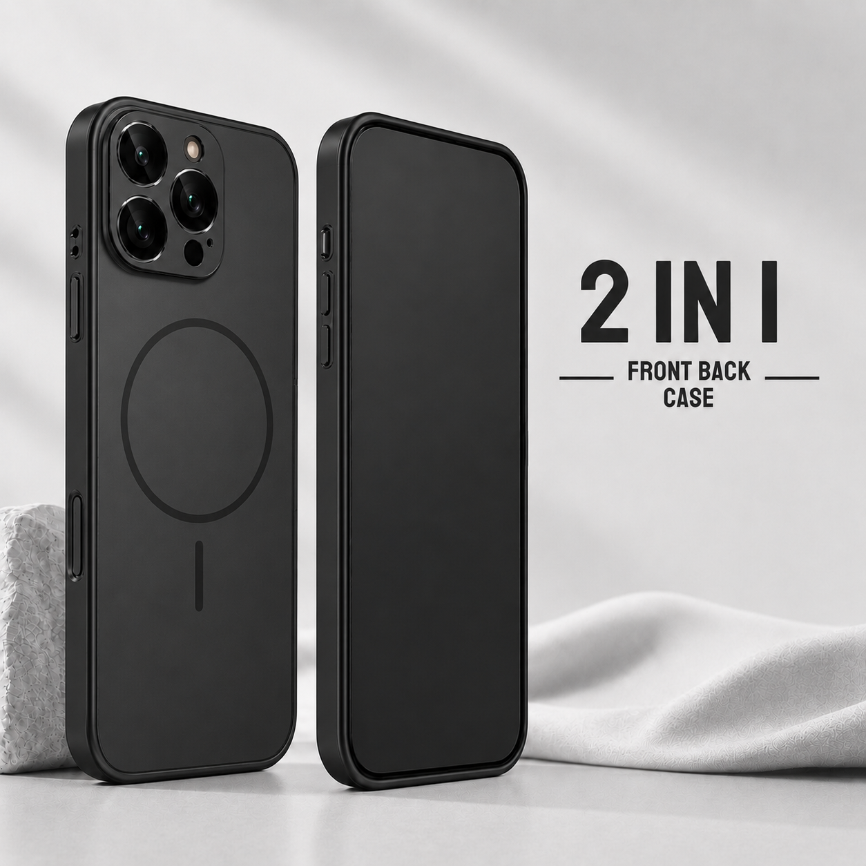 2 in 1 Front & Back Case