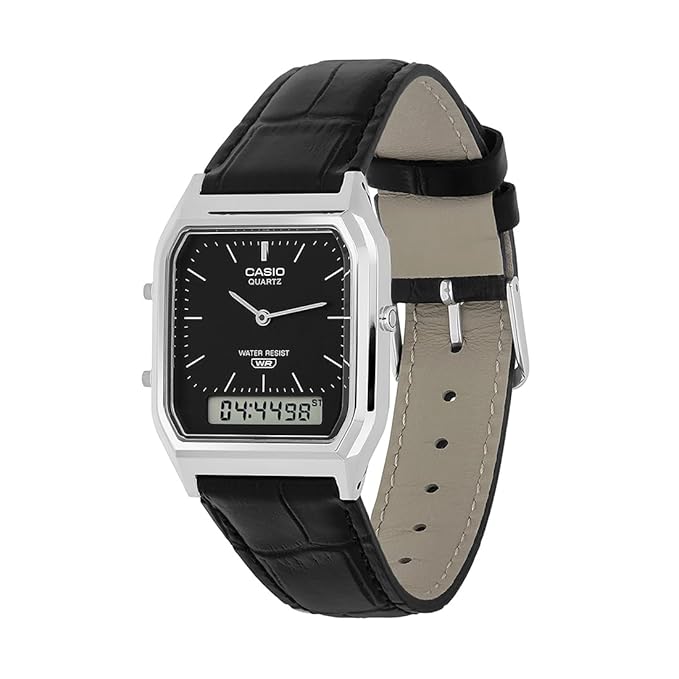 Vintage Analog-Digital Black Dial Watch