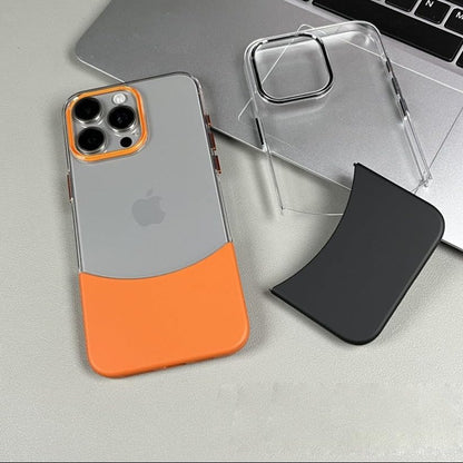 Protective Crystal Splicing Contrast Transparent Case