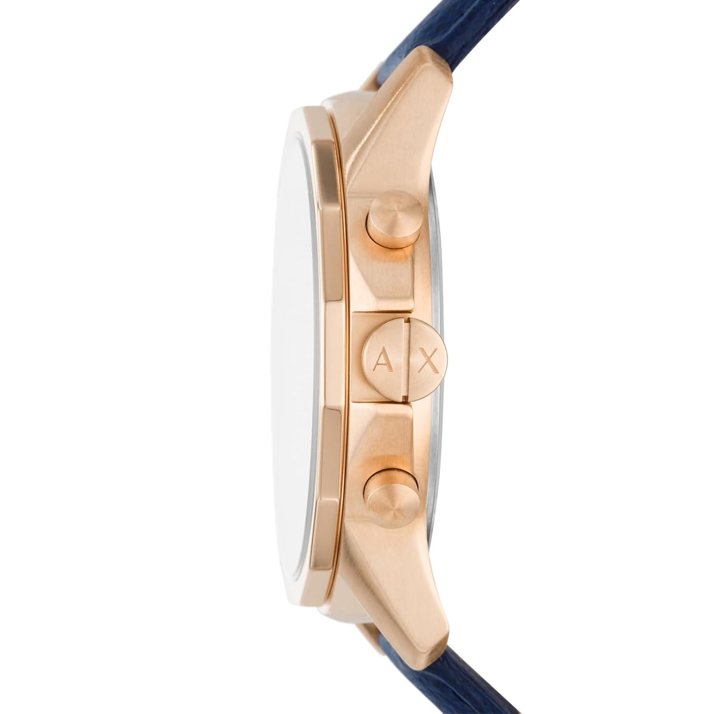 Leather Analog Blue Dial Men Watch Blue Band