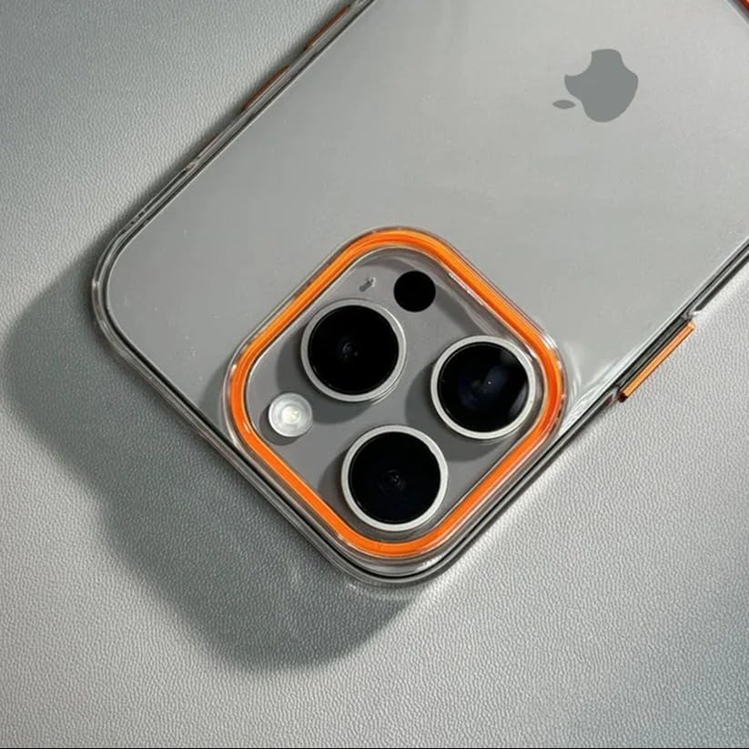 Protective Crystal Splicing Contrast Transparent Case