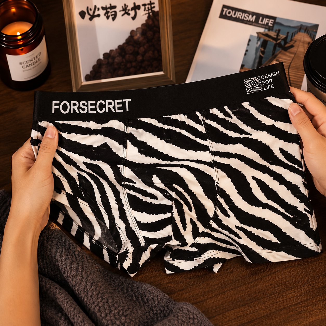 Savage ZebraFlex Briefs Stripe Boxer