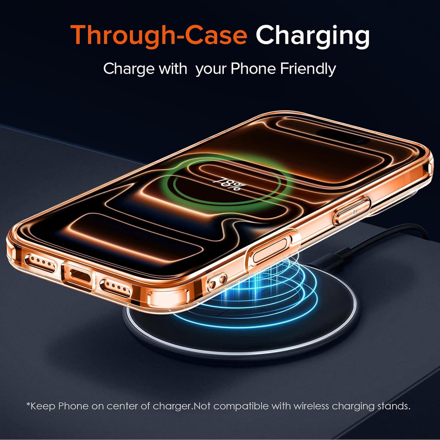 3-in-1 Clear Protector Tempered Glass, Military Shockproof Protective Case for iPhone