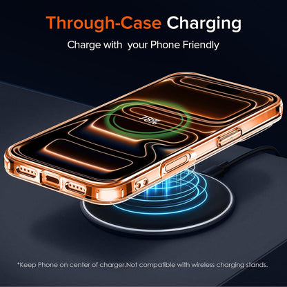 3-in-1 Clear Protector Tempered Glass, Military Shockproof Protective Case for iPhone
