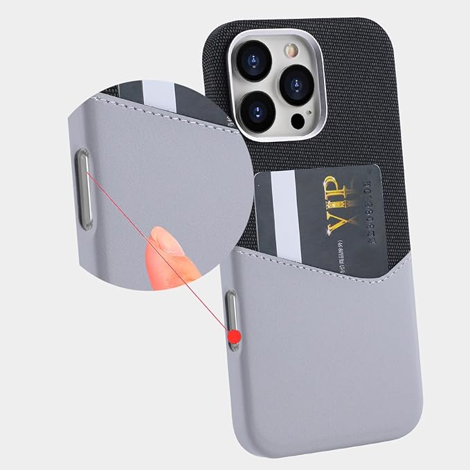 Leather Case For Support Wireless Charging Magnetic Cover