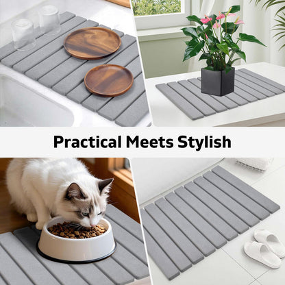 Large Stone Dish Drying Mats for Kitchen Counter