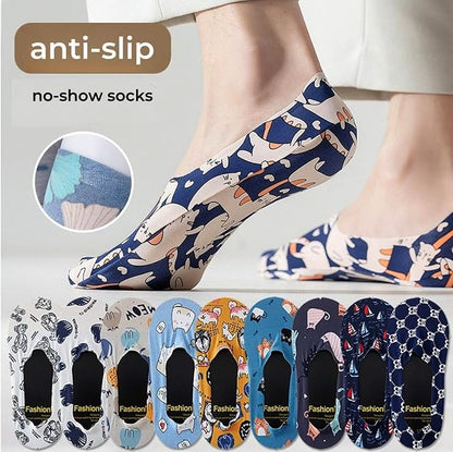 Men's 12-Pack Stylish Cooling Boat Socks