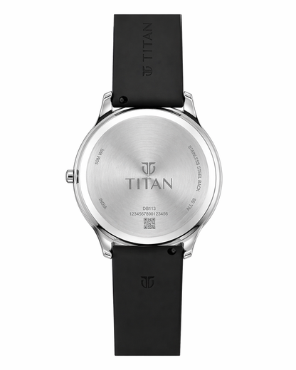 Men’s Slim Edge Minimal Watch – Black Strap