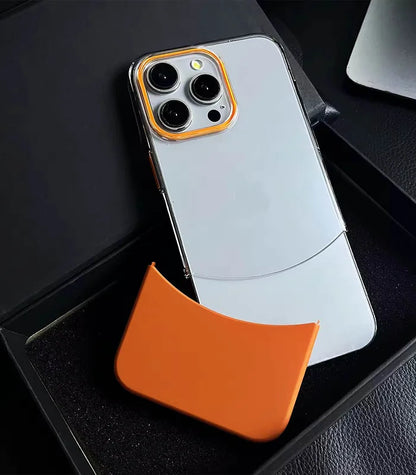 Protective Crystal Splicing Contrast Transparent Case