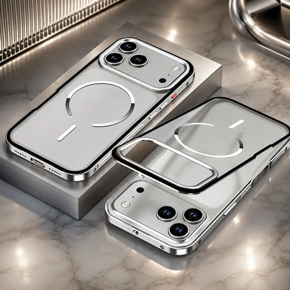 Metallic Frosted Glass Luxury Cover
