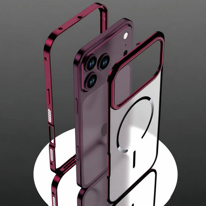 Metallic Frosted Glass Luxury Cover