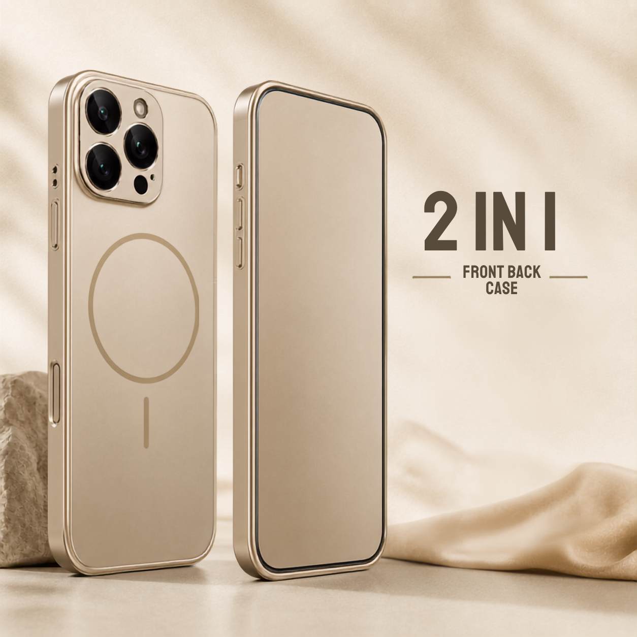 2 in 1 Front & Back Case