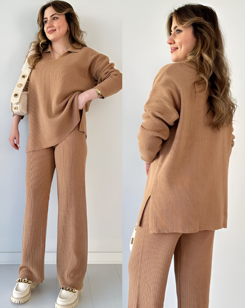 Luxe Comfort Knitted Co - Ord Set