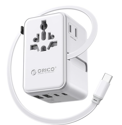 70W Multi-Port Universal Travel Adapter