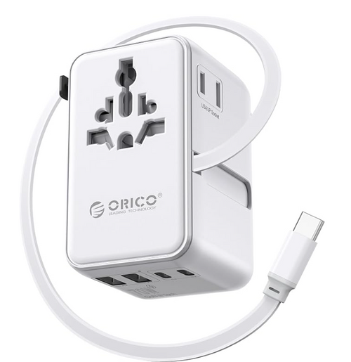 70W Multi-Port Universal Travel Adapter