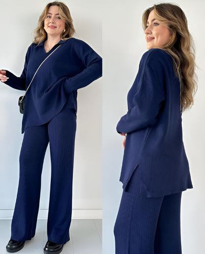 Luxe Comfort Knitted Co - Ord Set