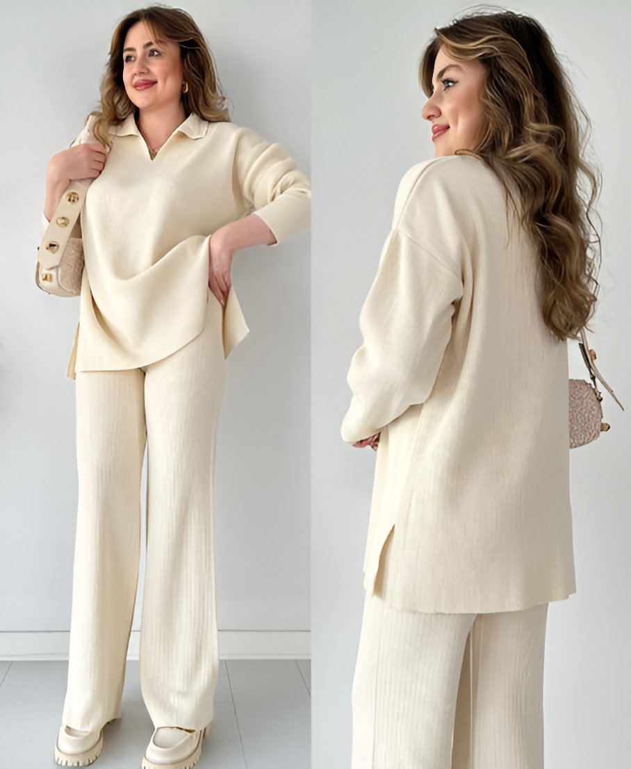Luxe Comfort Knitted Co - Ord Set