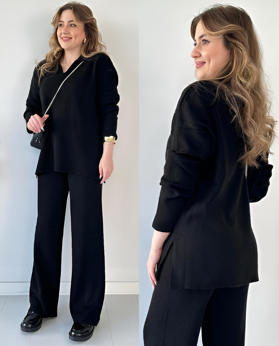Luxe Comfort Knitted Co - Ord Set