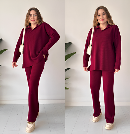 Luxe Comfort Knitted Co - Ord Set