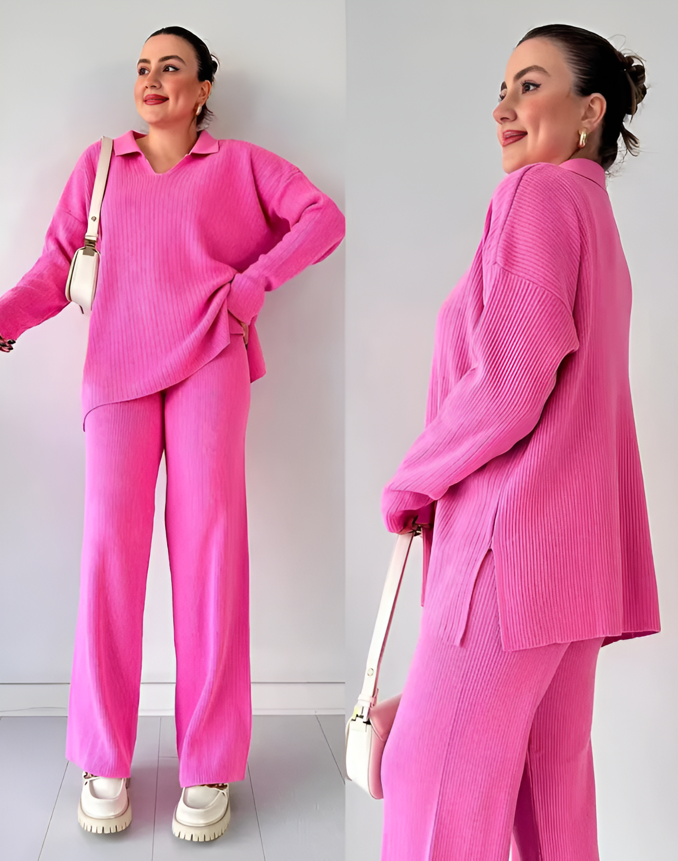 Luxe Comfort Knitted Co - Ord Set