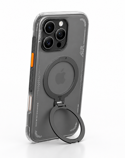 AirGuard Pro Magnetic Shockproof Case for iPhone with 360° Stand & Airbag Protection phone cover