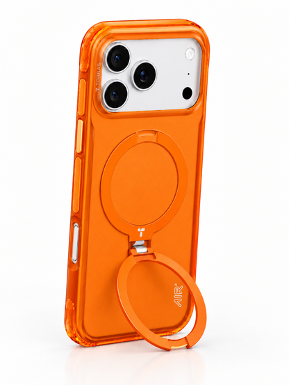 AirGuard Pro Magnetic Shockproof Case for iPhone with 360° Stand & Airbag Protection phone cover