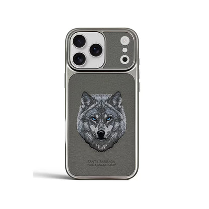 Unisex Leather Embroidery iPhone