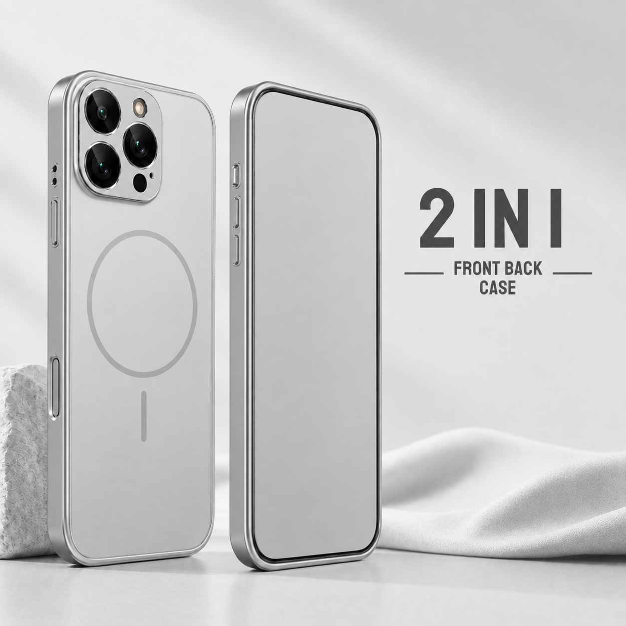 2 in 1 Front & Back Case